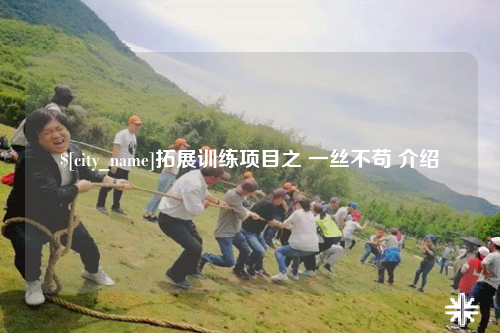 宁波拓展训练项目之 一丝不苟 介绍